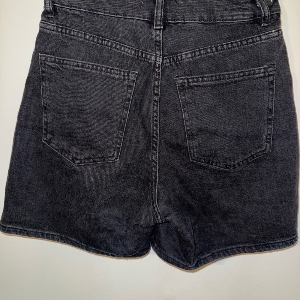H&M Charcoal Denim Shorts - Picture 2 of 3